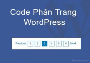 Code phân trang wordpess - Code file functions.php