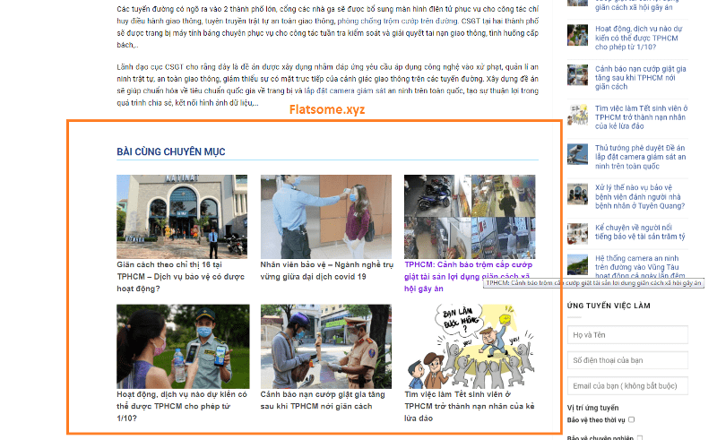 Bài cùng chuyên mục bằng Short cho flatsome
