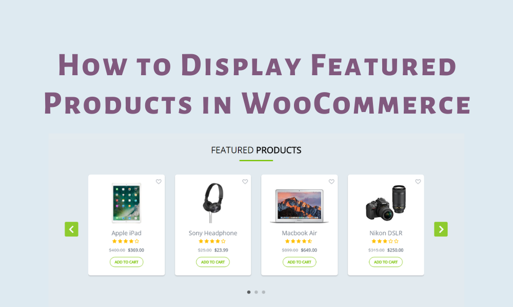 WooCommerce Featured Products