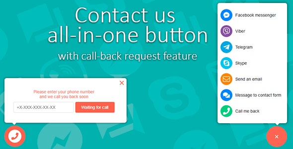 Contact us all-in-one button