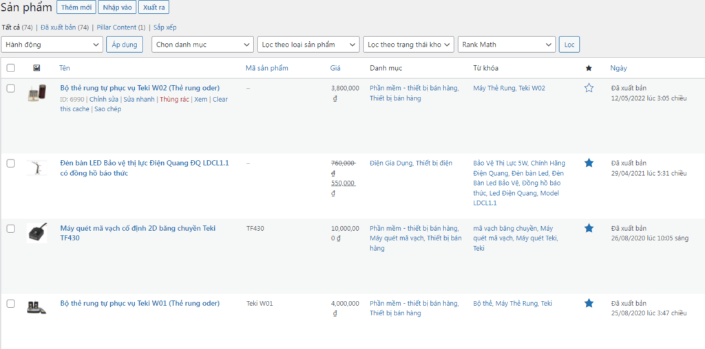 WooCommerce Featured Products Ngay trang đăng sản phẩm sẽ có mục chọn hiện thị nổi bật dạng như thế này