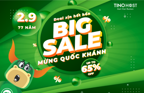 siêu phẩm ngành Host - Tino giảm 65% duy nhất ngày 2/9