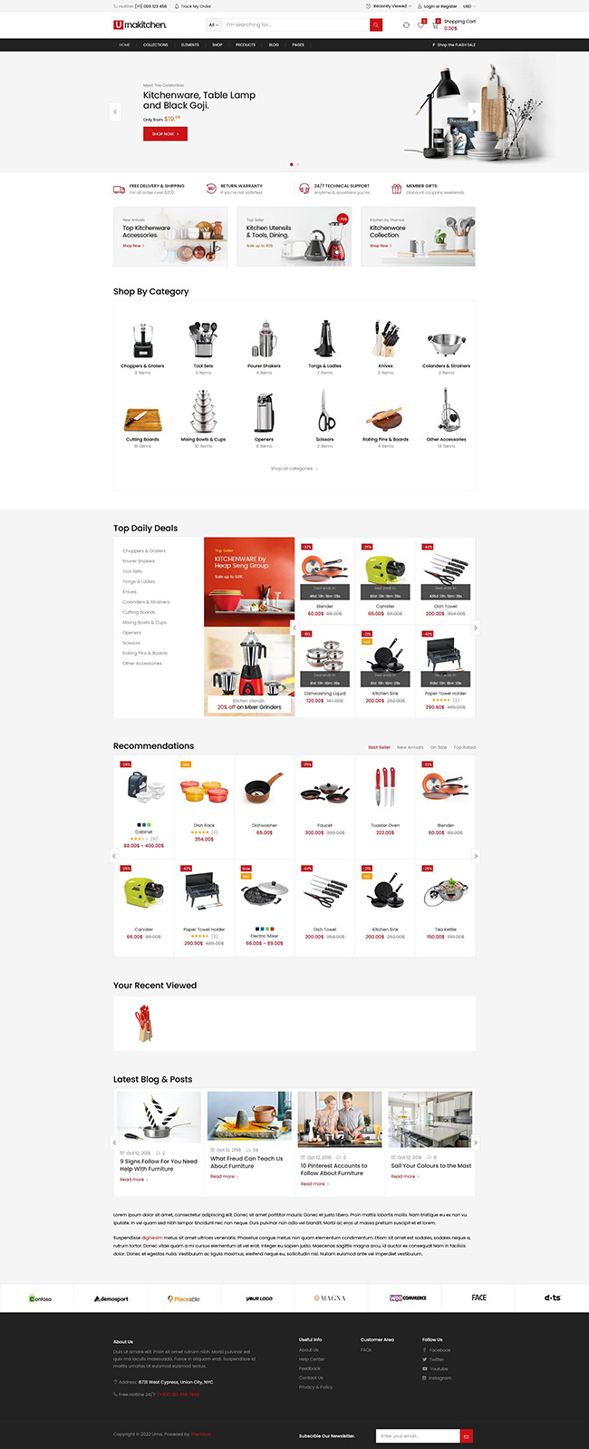 Free theme Urna - All-in-one WooCommerce WordPress Theme