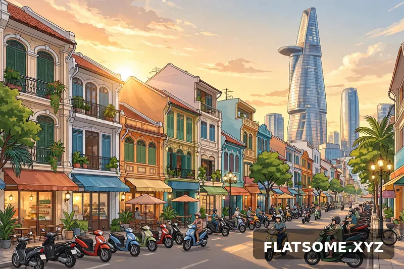 10 prompt AI vẽ đô thị Sài Gòn hiện đại đẹp mê hồn